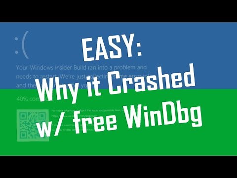 WinDbg Crash Analyzer - Find Root Cause of Windows Blue Screen / Green Screen