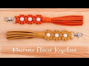 DIY Macrame Tassel Keychain