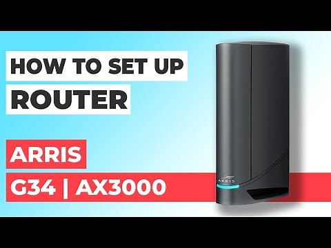 ✅ How to Set Up ARRIS SURFboard G34 Modem | How to Setup Arris AX3000 G34 WiFi Router