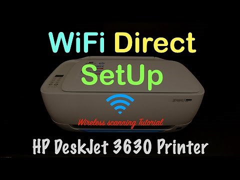 HP DeskJet 3630 WiFi Direct SetUp, Wireless Scanning review !!