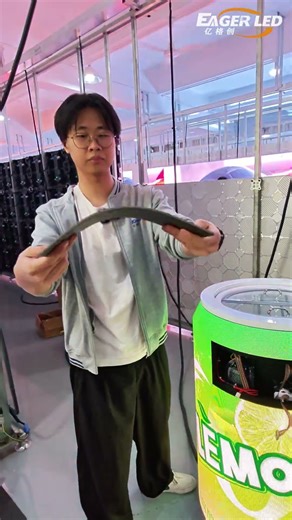 Install it in one simple step. #leddisplay #eagerled #ledscreen #ledwallwasher