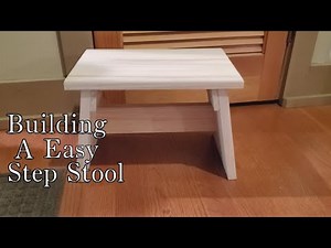 How To Make A Step Stool /DIY Easy Woodworking Projects
