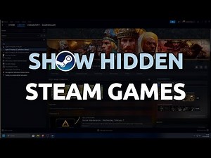 Steam - How to show hidden Games in Library (2024)