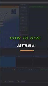 Setup Live Streaming in vMix