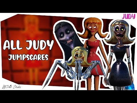 ALL Roblox Judy JUMPSCARES [Chapter 1 AND Chapter 2]