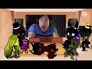 FNAF 4 Reacts to FNAF 4 Compilation by Markiplier(GCRV)