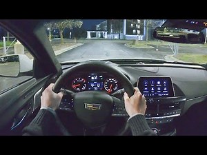 2021 Cadillac CT4-V - POV Night Drive (Binaural Audio)
