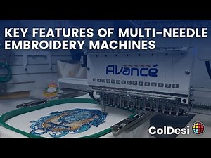Key Features of Multi-Needle Embroidery Machines