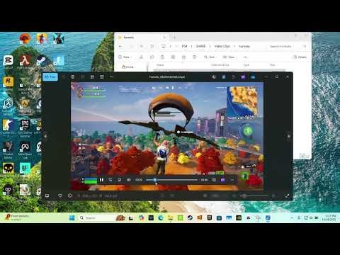 How to transfer your PS4 clips to a USB drive and how to get access to them on a Windows 11 Laptop.