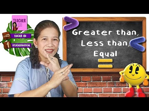 Comparing Numbers/Sets: Greater than, Less than, and Equal | Learning Math with Teacher Ira