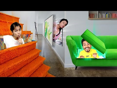 We Built Secret Room In Three Color | You’d Never Find