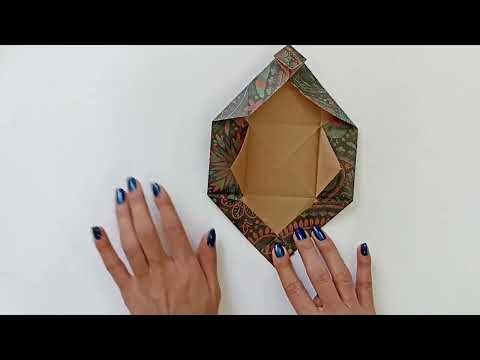 DIY Origami Box Tutorial | Beautiful Paper Gift Box – Easy & No Glue