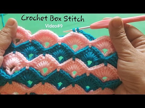 Crochet Box Stitch Pattern Tutorial | Step by Step Crochet Tutorial for beginners