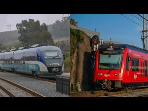 Light rail and Hybrid rail trains! (MTS trolley & NCTD Sprinter)