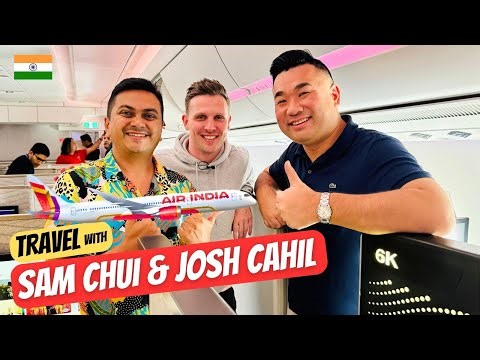 Travelling with @SamChui & @JoshCahill Mumbai - Chennai, Air India's New A350-900 Business Class