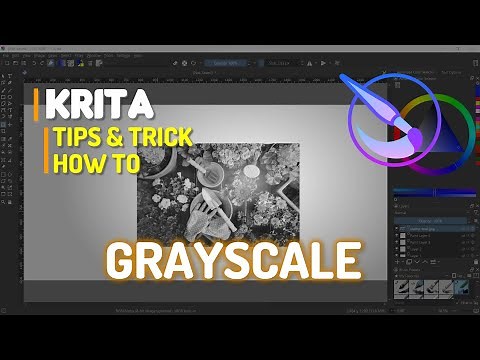 Krita How To Grayscale