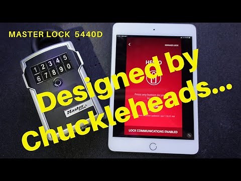 (1630) Review: Master 5440D Bluetooth Key Safe (JUNK!)