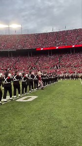 Script Ohio from Saturday at field level. Enjoy the i dot from Bradley Krak! #GoBucks | The Ohio State University Marching Band