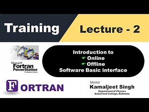 FORTRAN 77/90/95 Tutorial: Using Offline & Online Compilers | Fortran PowerStation IDE Overview