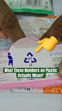 Plastic Recycling Numbers Explained | What Do Numbers 1 to 7 Mean?