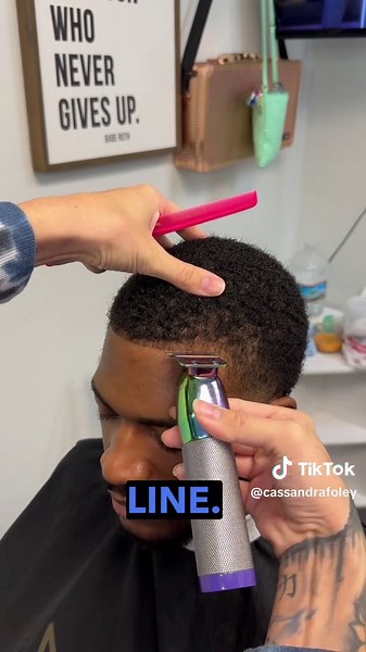 Here’s a quick tutorial I made from a couple years ago. I plan to make more, just haven’t had the time yet. #femalebarber #barbertiktok #fyp #haircuttutorial #barbershop