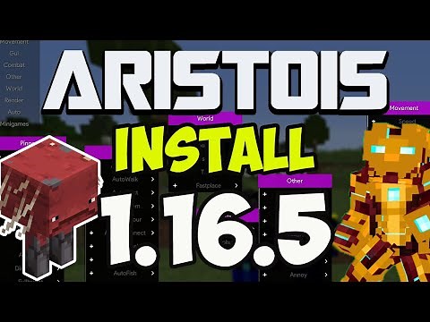 How to get Cheats for Minecraft 1.16.5 - download install Aristois cheat client 1.16.5, 1.15