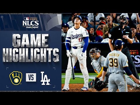 Brewers vs. Dodgers NL Championship Series Game 4 Highlights (10/17/25) | MLB Highlights