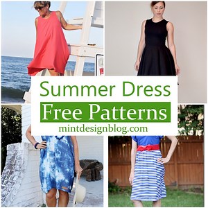 20 Free Summer Dress Patterns For Beginners