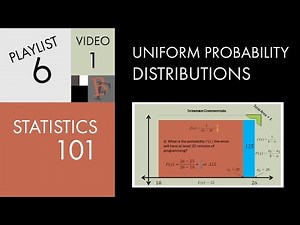 Statistics 101: Uniform Probability Distributions