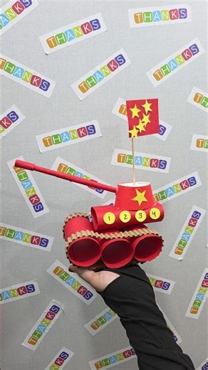 How to make papar army tank craft short video idea for kids#paper #shorts #army #armylover #armytank