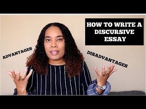 How to write a Discursive Essay