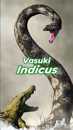 World’s Largest Snake Fossil Found in India 😱 Longer Than a BUS! | #facts #shorts #factempire