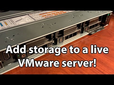 Expanding Storage on a Live Server using iDRAC