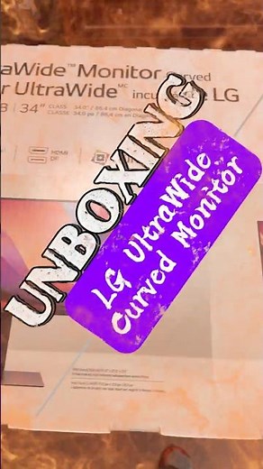 Unboxing NEW LG UltraWide 34" Gaming Monitor (WQHD 120Hz HDR10) #lgultrawide #techunboxing #coffee