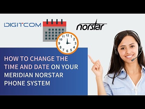 How to Change the Time and Date on your Meridian Norstar Phone System