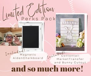 9.6K views · 233 reactions | Comment>> Designer and I will message you the limited edition Perks Pack Info! It includes so much plus, the magnetic board, bunny and cutout! Being a designer is so much fun! | Refresh Restyle by Debbie Westbrooks | Facebook