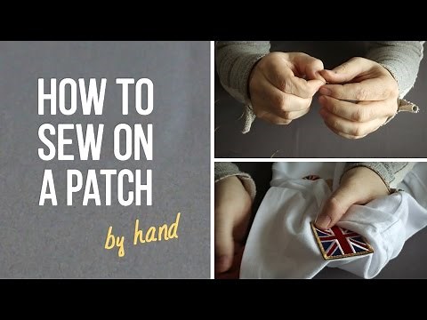 EMBROSOFT – How to sew on a patch (by hand)