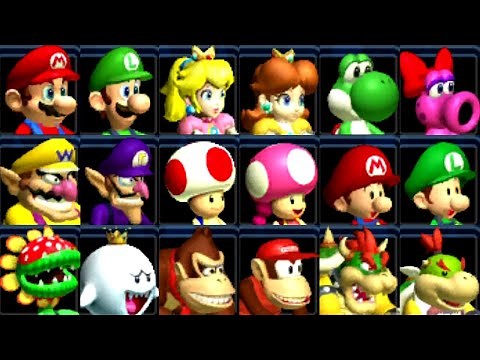 Mario Kart: Double Dash - All Characters