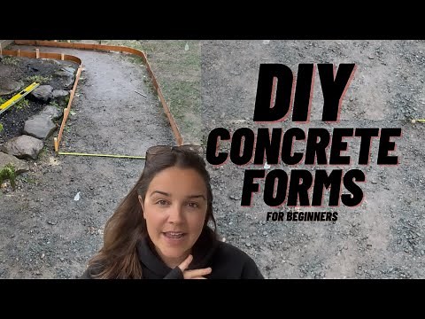 How to Build a Concrete form - DIY For Beginners