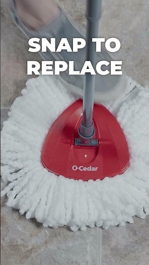 How to remove and replace your O-Cedar spin mop head replacement refill