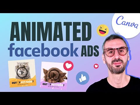 How to Make ANIMATED Facebook Ads in Canva