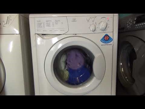 Indesit WI101: Cotton 60'c + Rapid
