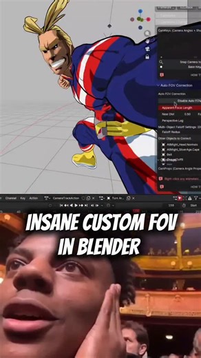 Alexandr Iwaac on Instagram: "Insane custom FoV in blender by @realbeyonddev . . . . #b3d #blender3d #animation"