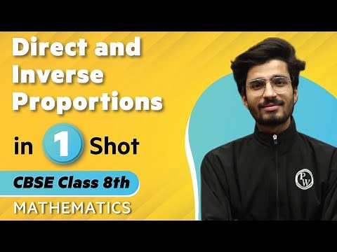 Direct and Inverse Proportions in One Shot | Maths - Class 8th | Umang | Physics Wallah