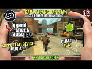 Cuma 4GB❗Game GTA 4 Super Lite Di Android Terbaru Full Offline | GameHub Emulator