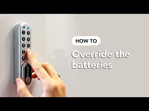 How To: Battery Override - KitLock by Codelocks