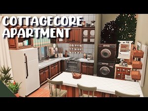 RUSTIC COTTAGECORE APARTMENT (w/CC Links) || The Sims 4: Speed Build