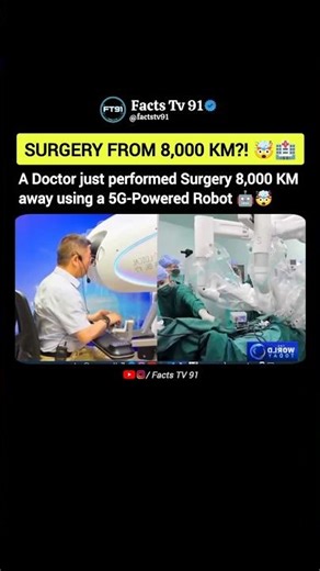 This Doctor Performed Surgery From 8,000 KM Away 😳🤖