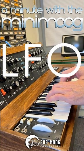 A Minute With the Minimoog - Using Oscillator 3 as LFO on the Mod Wheel