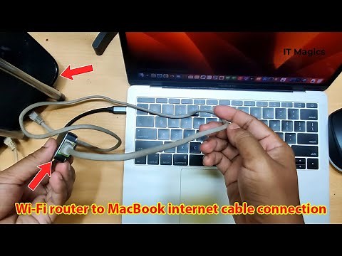 How to connect ethernet cable to MacBook Pro / Air